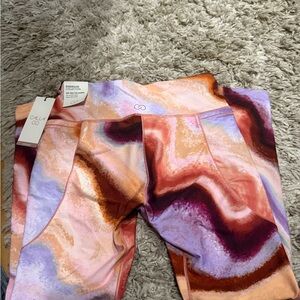 Alia Multicolor Swirl Leggings